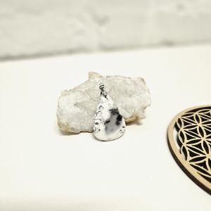 Pendentif en Opale dendritique