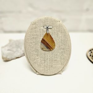Pendentif en Agate Rubanée