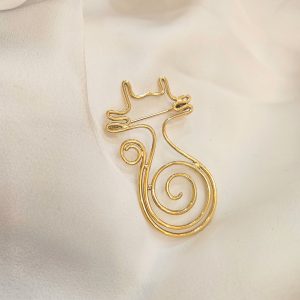 Broche en acier inoxydable CHATON