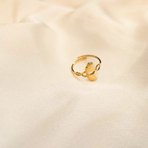 Bague dorée Laïs