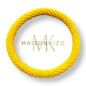 Bracelet Népalais Maison Kizo Uni Jaune