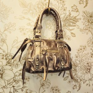 Sac CHIARA petit modèle Taupe métallisé