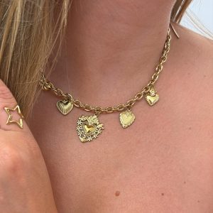 Collier Ex Voto doré