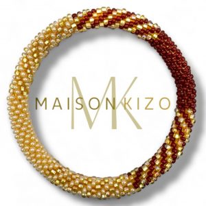 Bracelet Népalais bordeaux