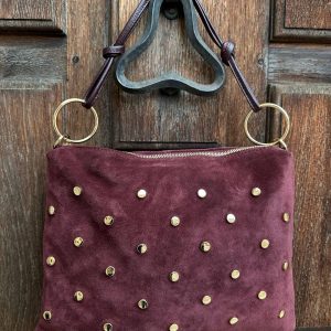 Sac à main à clous en cuir modèle Helena