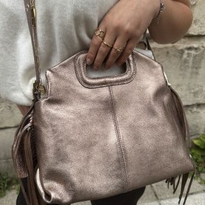 Le sac Lison cuir métallisé