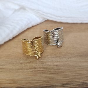 Bague à Charms pampille étoile