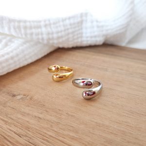 Bague Gouttes Doré