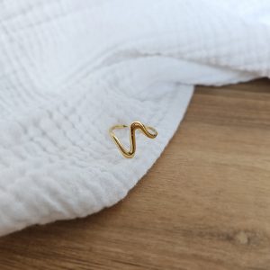 Bague Vague doré