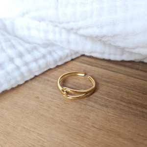 Bague mêlée fine