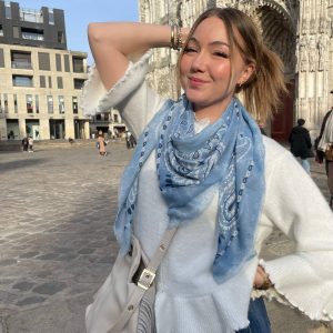 Foulard carré pastel