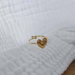Bague coeur fine